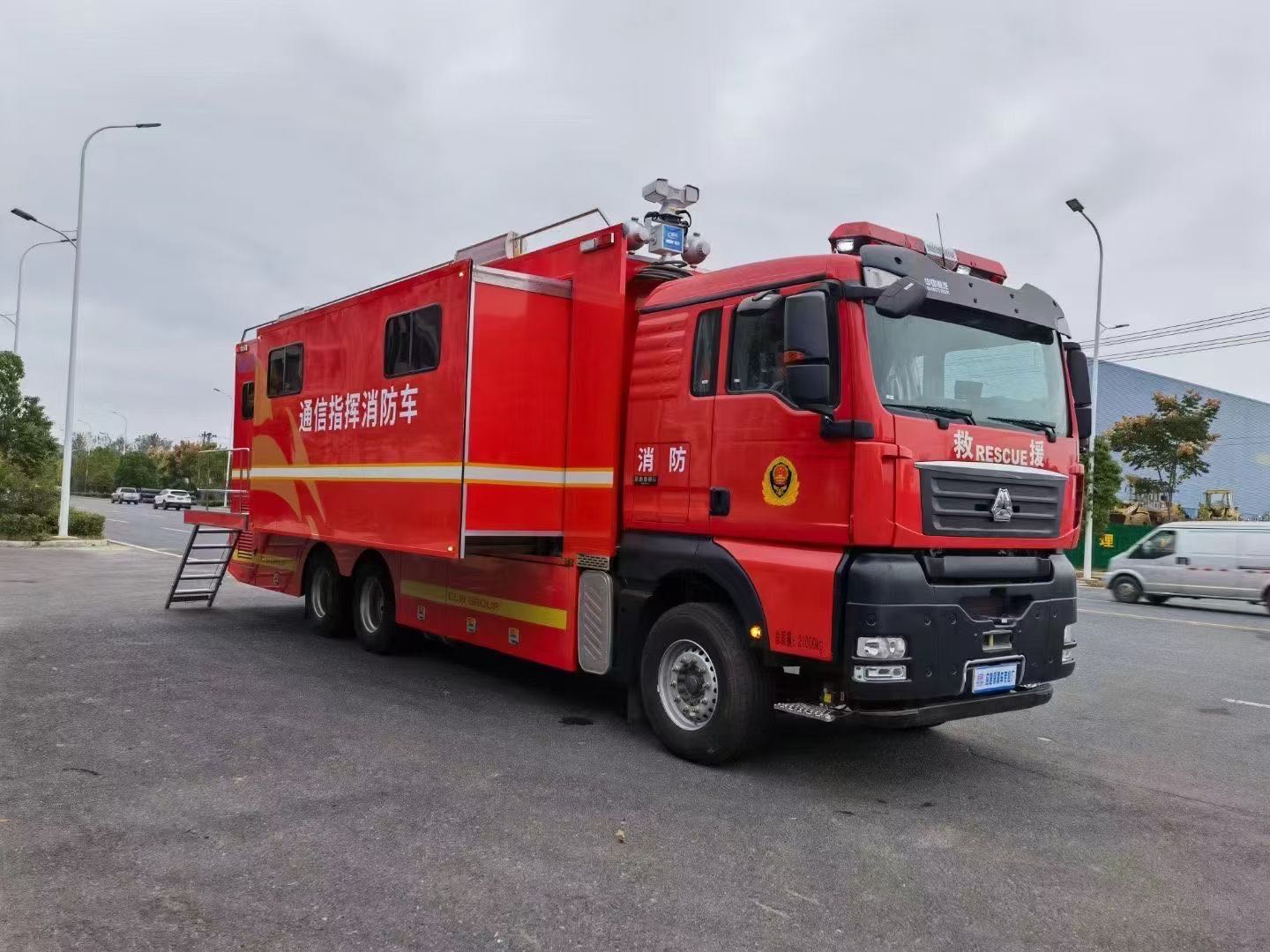 通信消防指挥车图片