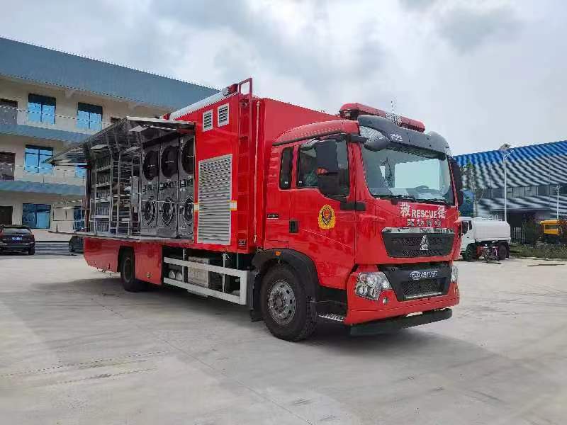 豪沃被服洗涤消防车图片