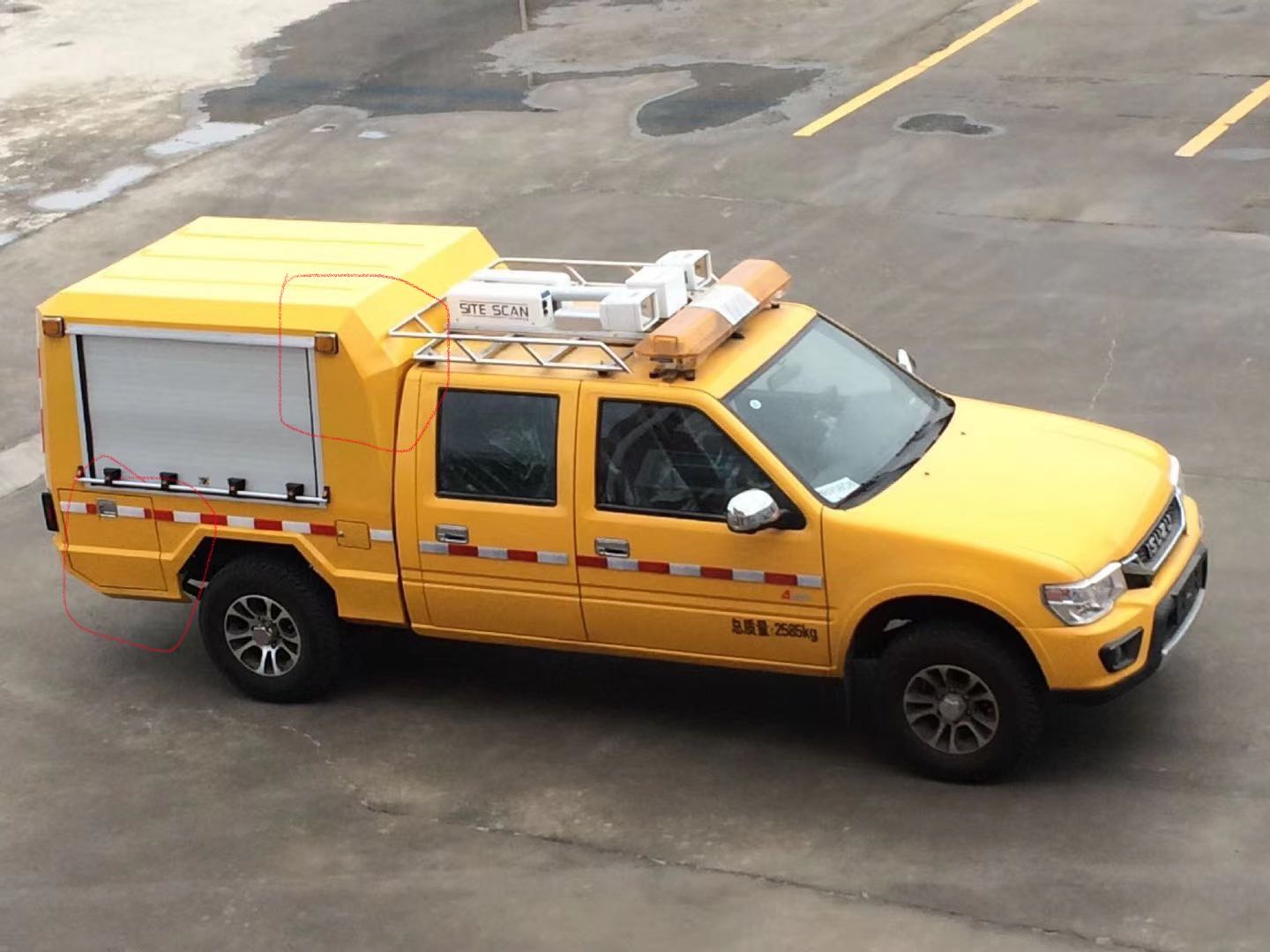 福田四驱救险车图片