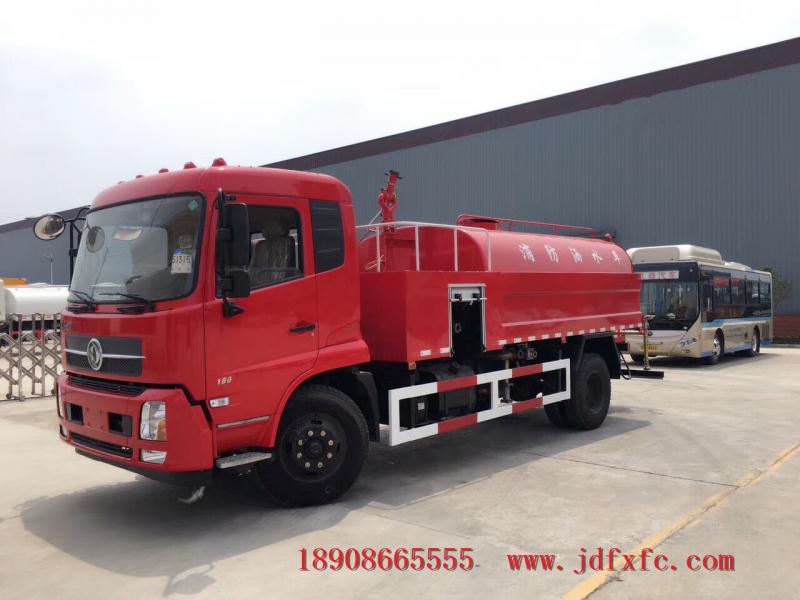 东风天锦消防洒水车图片