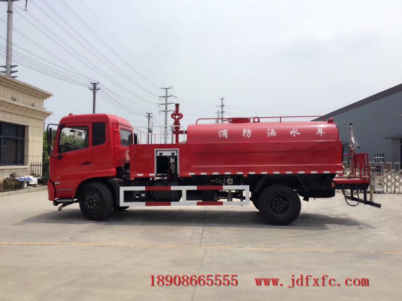 东风天锦消防洒水车图片