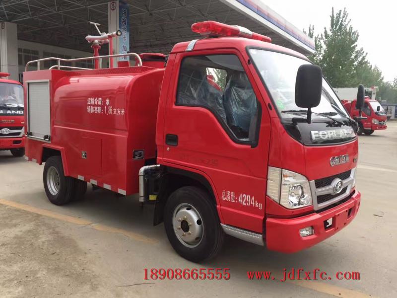 东风途逸消防洒水车图片