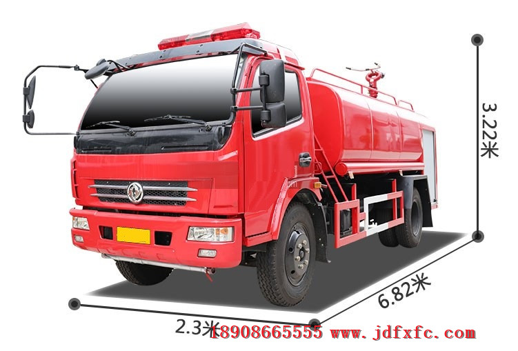 东风多利卡消防洒水车图片