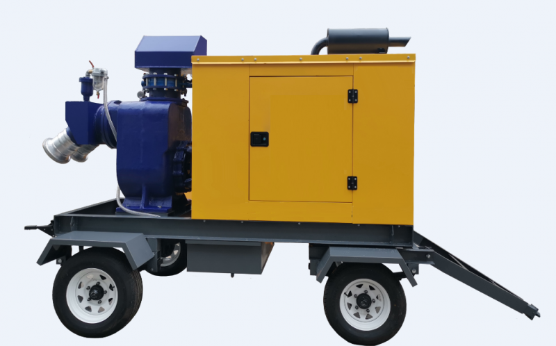 800m3/h移动防汛泵车